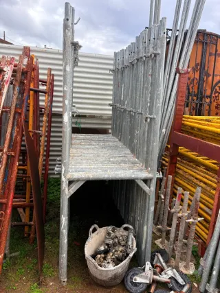 Andamios metálicos para construcción