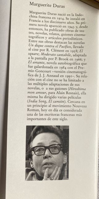 2 novelas de Marguerite DURAS