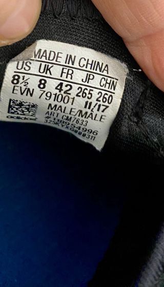 Zapatillas Adidas Terrex Negras y Azules