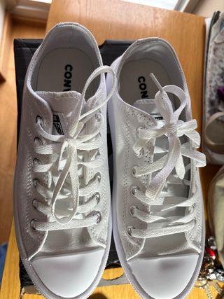 Converse blancas talla 40 nuevas
