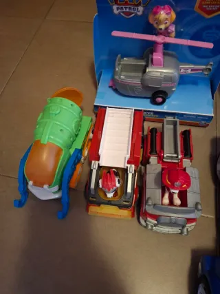 Lote Patrulla Canina Vehículos y Helicóptero