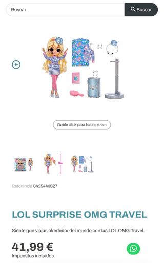 Muñeca LOL Surprise OMG Travel