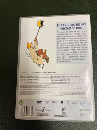 Tintín: El cangrejo de las pinzas de oro DVD