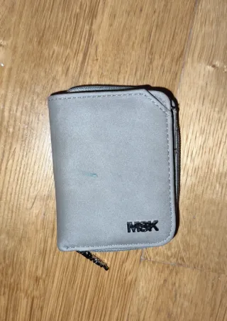 Monedero Misako Gris Cremallera