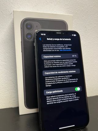 iPhone 11 Negro Impecable Todo practicamente nuevo