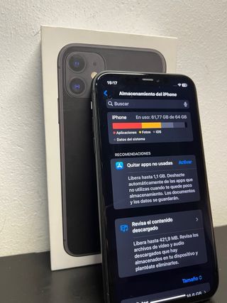 iPhone 11 Negro Impecable Todo practicamente nuevo
