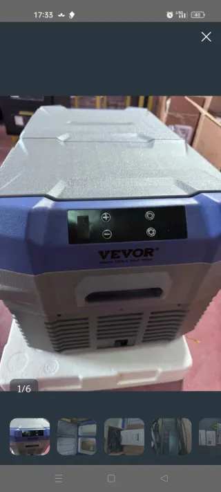 Nevera compresor VEVOR camper