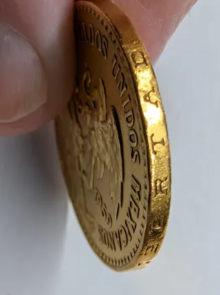 Moneda Oro 20 Pesos México 1959