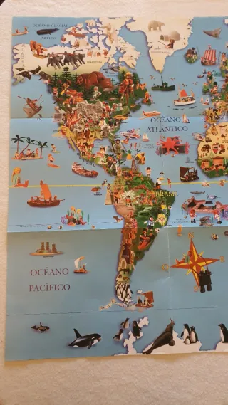 PLAYMOBIL Mapa del Mundo Richard Unglik