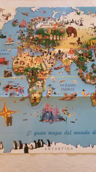 PLAYMOBIL Mapa del Mundo Richard Unglik