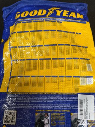 Cadenas nieve Goodyear Snowsocks XXL