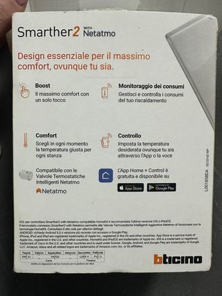 Bticino Smarther2 Termostato Connesso Netatmo