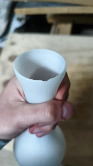 Coppa lampada vintage vetro bianco