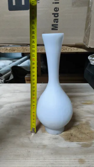 Coppa lampada vintage vetro bianco