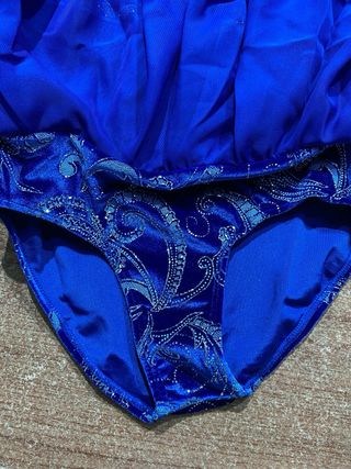 Maillot patinaje en  terciopelo