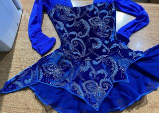 Maillot patinaje en  terciopelo