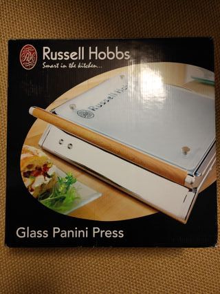 Panini o sandwichera Russell Hobbs Cristal/Acero