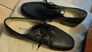 Scarpe uomo in pelle di cervo nere