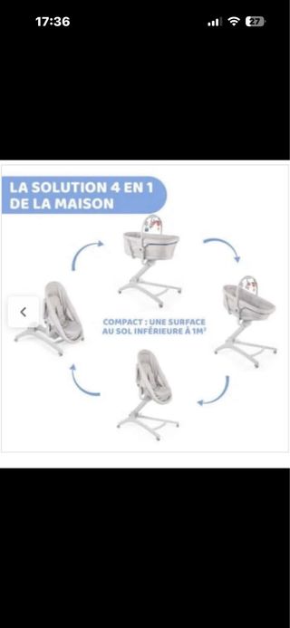 Chicco Baby Hug 4 en 1 Mini Cuna