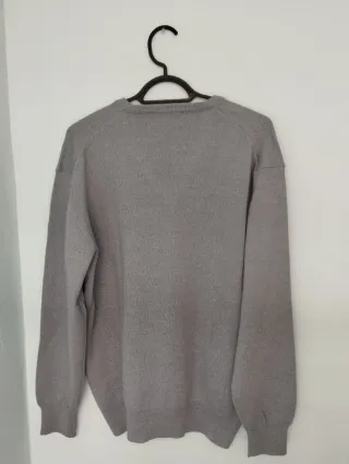 Jersey Fred Perry Gris Jaspeado Talla M