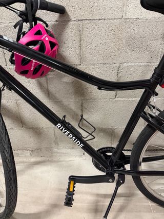 Bicicleta Todocamino Riverside 100 Negra