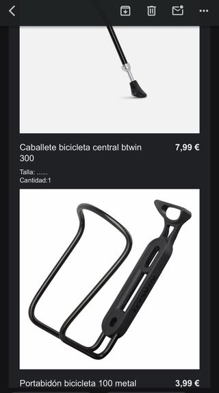 Bicicleta Todocamino Riverside 100 Negra