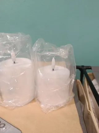 Velas LED a pilas con mando