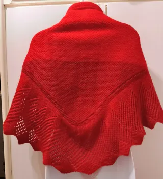 Toquilla mujer roja artesanal