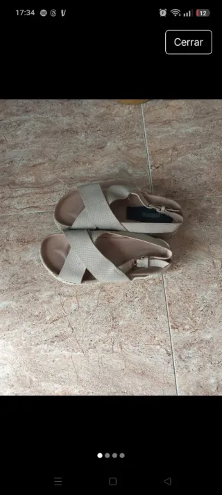 Sandalias Mustang Verano Beige