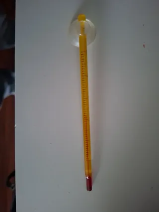 Termómetro para pecera