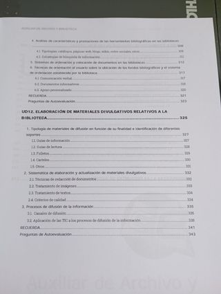 Auxiliar Archivo y Biblioteca - MANUAL ALUMNO/A