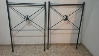 Cabeceros de forja con estrella y luna