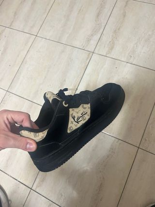 Zapatillas Kani Beige y Negro