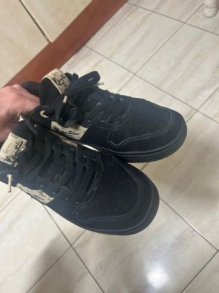 Zapatillas Kani Beige y Negro