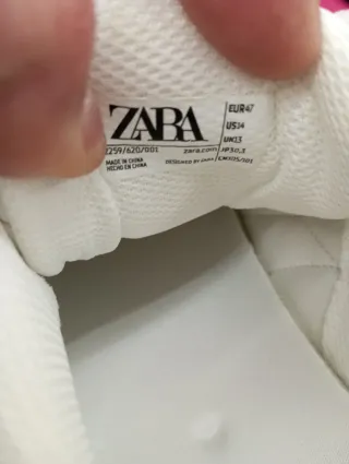 Zapatillas Zara Hombre Blancas