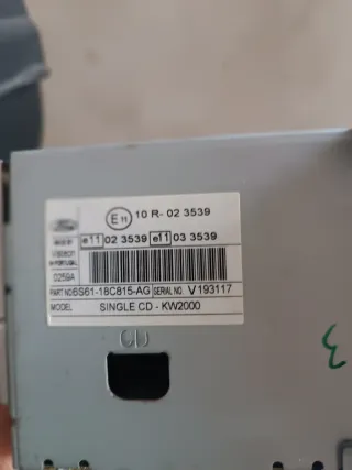 Radio CD Ford 6000 CD