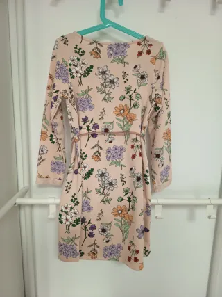 Vestido H&M floral niña 6-8 años