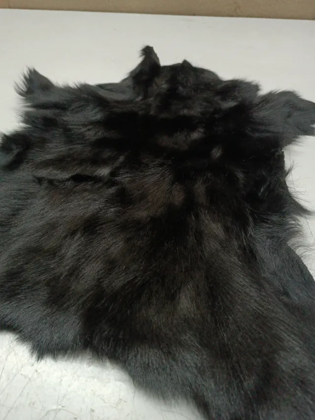 Piel de cabra marrón testa