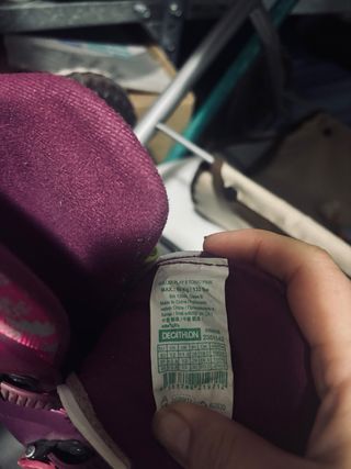 Casco Patinaje Niña Rosa talla 54  , de 6 a 9 años