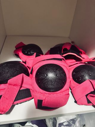 Casco Patinaje Niña Rosa talla 54  , de 6 a 9 años