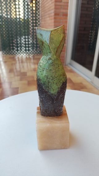 Escultura bronce Aurelio Teno “Fray Búho”