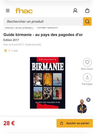 Guía de Birmania en francés