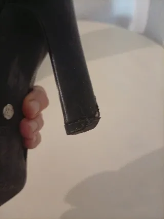 Botines de tacón negros para mujer