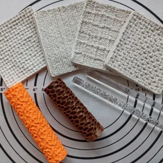 Manualidades arcilla/plastilina moldes y rodillos