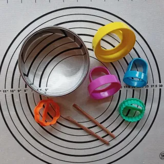 Manualidades arcilla/plastilina moldes y rodillos