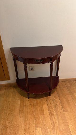Mesita recibidor de madera