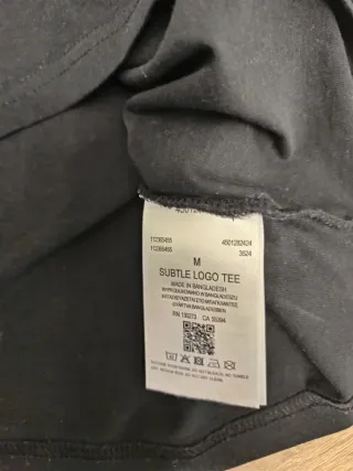 Camiseta Lee Negra Talla M