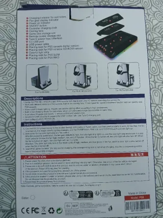 Soporte Carga y Refrigeración PS5 Gaminja