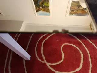 Espejo grande metal y cristal