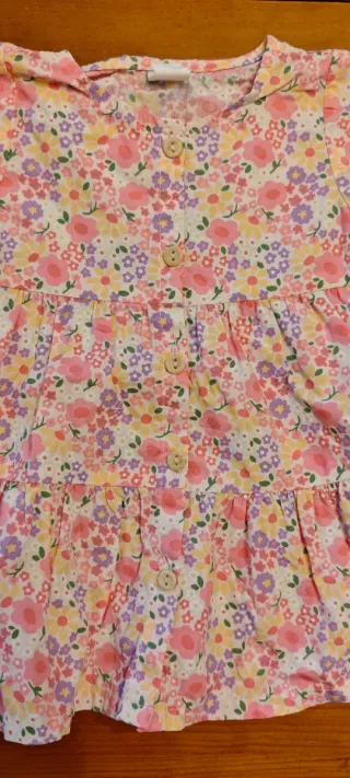 Vestido H&M 4-6 meses floral